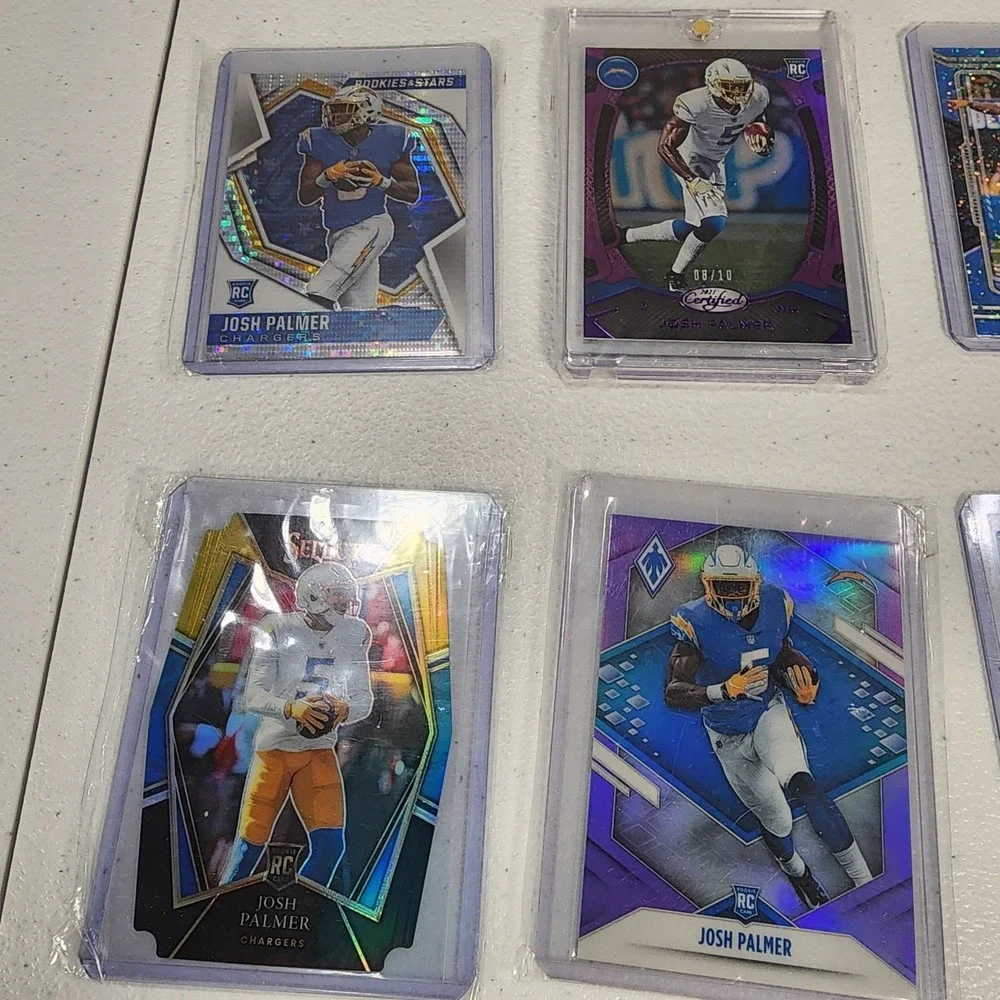 Panini Football Josh Palmer 2021 RC Lot Of 10
